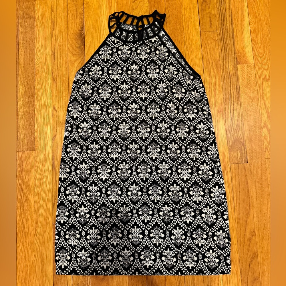 Black/Cream Dress, size small